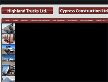 Tablet Screenshot of highlandtruckparts.com